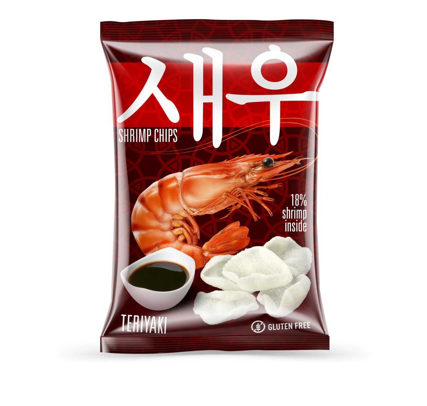 Shrimp Chips Shrips with Teriyaki Sauce flavor, 50 gr.