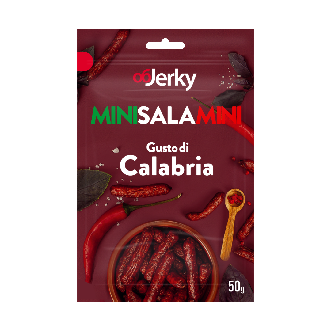 Spicy SALAMINI Calabria (pork/beef), 50 gr.